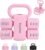 kisnbld Adjustable Dumbbell Set of 2, 4 in 1 Free Weights Dumbbells Set for Women with Fast Adjustment, Each 2lb 3lb 4lb 5lb Hand Weights Set for Home Gym & Outdoor Exercise Training