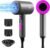 slopehill Professional Ionic Hair Dryer, Powerful 1800W Fast Drying Low Noise Blow Dryer with 2 Concentrator Nozzle 1 Diffuser Attachments for Home Salon Travel