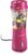 Hamilton Beach Portable Blender for Shakes and Smoothies, 14 Oz BPA Free Travel Cup & Lid, Durable Stainless Steel Blades, Personal Smoothie Blender, Raspberry, 51131G