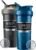 BlenderBottle Classic V2 Shaker Bottle Perfect for Protein Shakes and Pre Workout, 28-Ounce (2 Pack), Black and Navy
