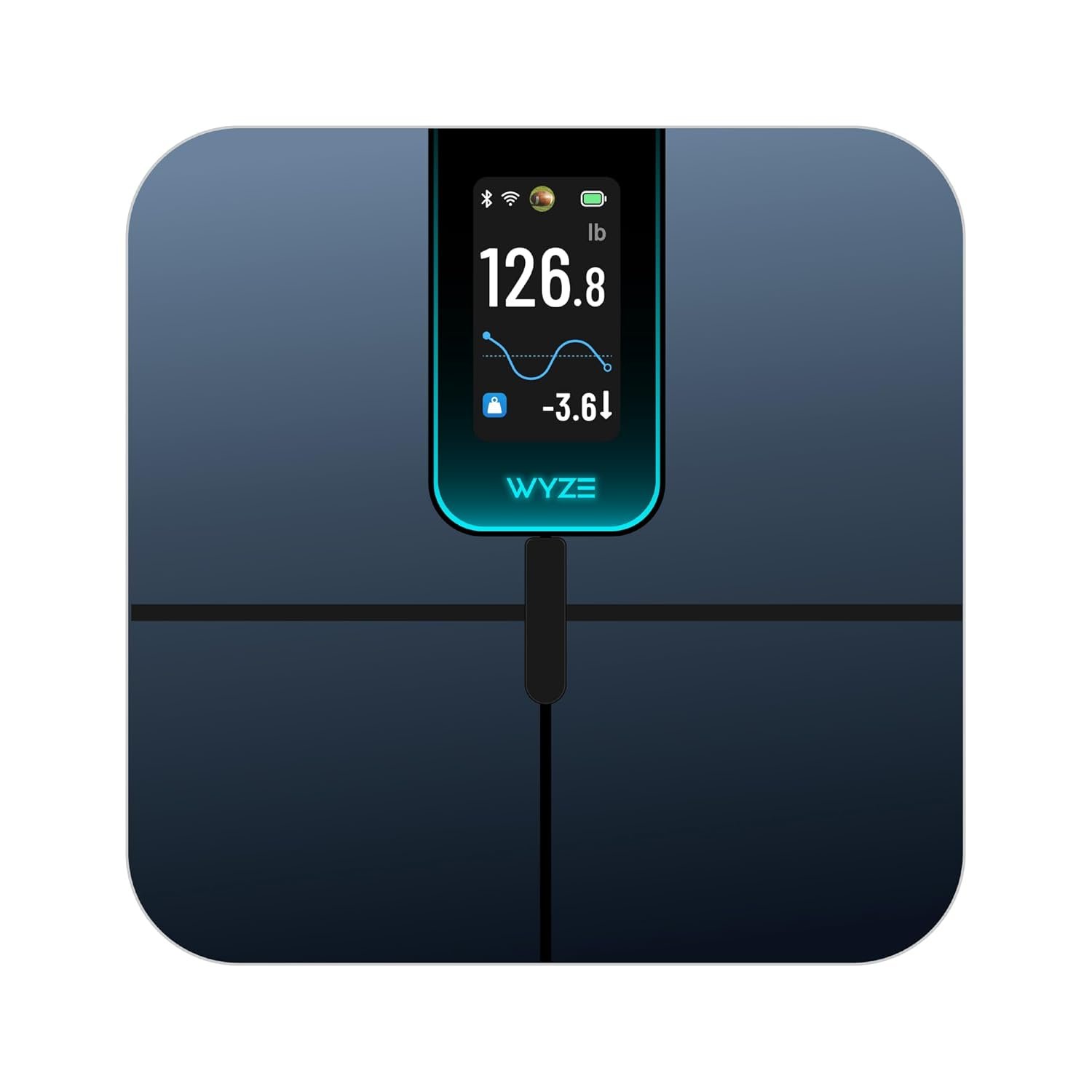 Wyze Smart Scale Ultra Smart Scale with 4.3″ Color Display – Digital Scale for Body Weight BMI Muscle Mass, Heart Rate Monitor, Wi-Fi & Bluetooth Weight Scale with Baby/Pet/Luggage Mode, 400lbs, Black