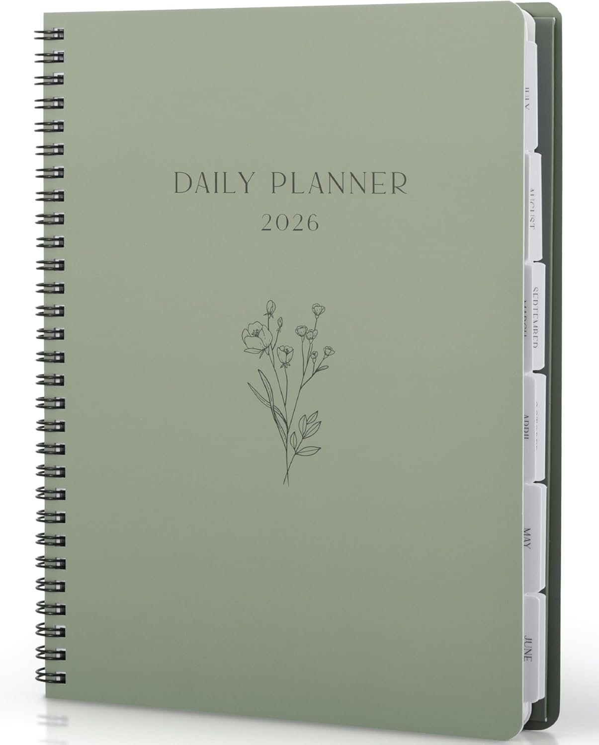 Beautiful 2026 Planner – 7″ x 10″ Daily Planner for Women or Men with Weekly & Monthly Spreads for Easy Planning – Perfect Calendar Book To Organize All Tasks and Boost Productivity