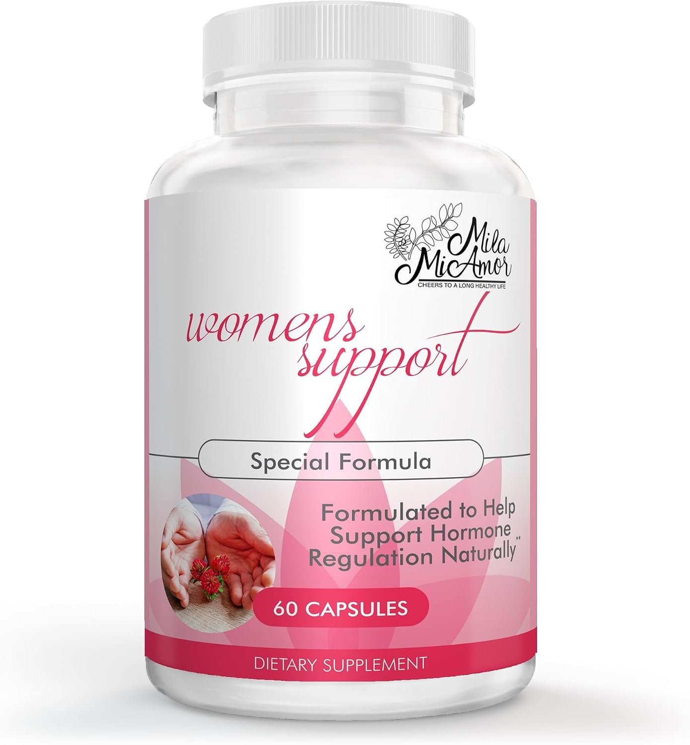 Mila Miamor Women’s Support – Hormone Regulator with Natural Ingredients – Estrogen Support for Women — Supplement for Hormone Balance, Menopause & Antioxidant – Made in USA – 60 Capsules