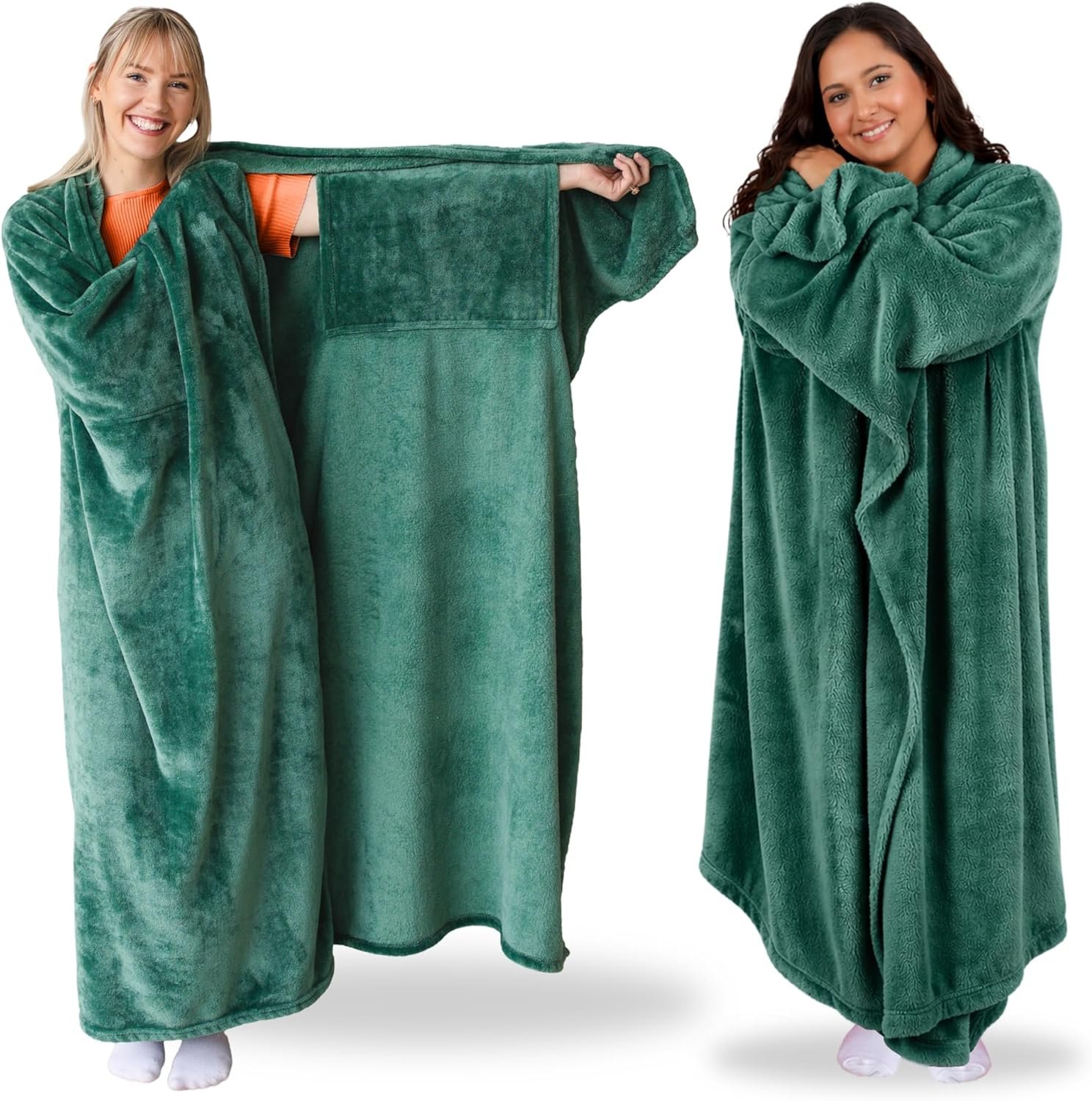 Super Blanky Wearable Blankets for Women and Men, Graduation Day Gift for Her, Fathers Day Gift, Wife Birthday Gifts Ideas