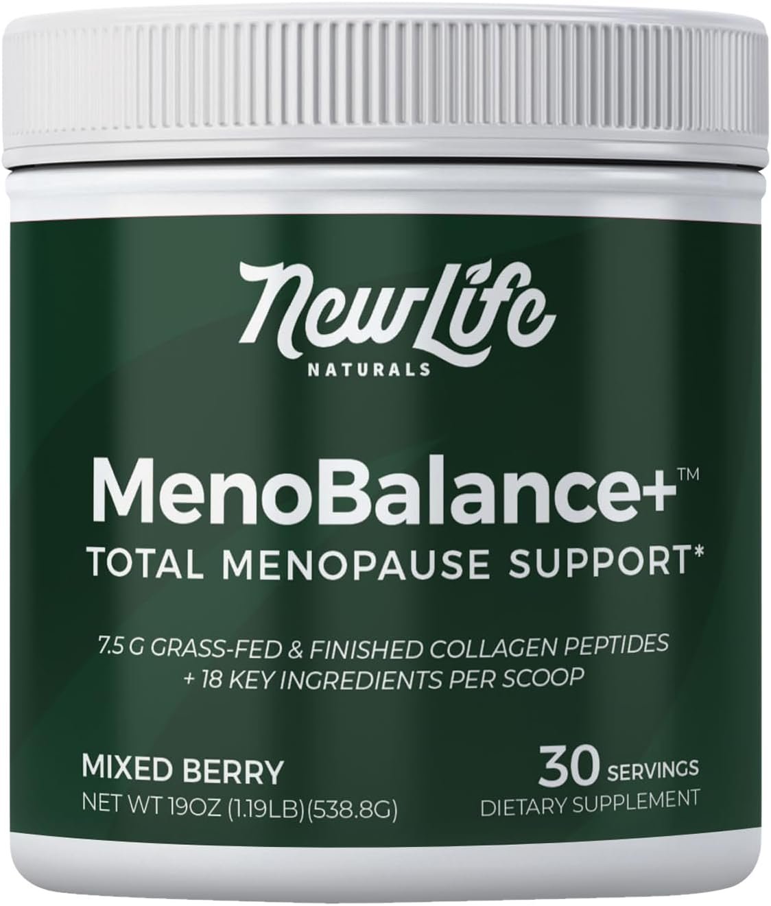 MenoBalance+ Collagen Powder for Women -One Scoop a Day Menopause Supplements for Women 45+ – Probiotic, Vitamin & Botanical Blend for Skin, Mood, Energy & Overall Wellness
