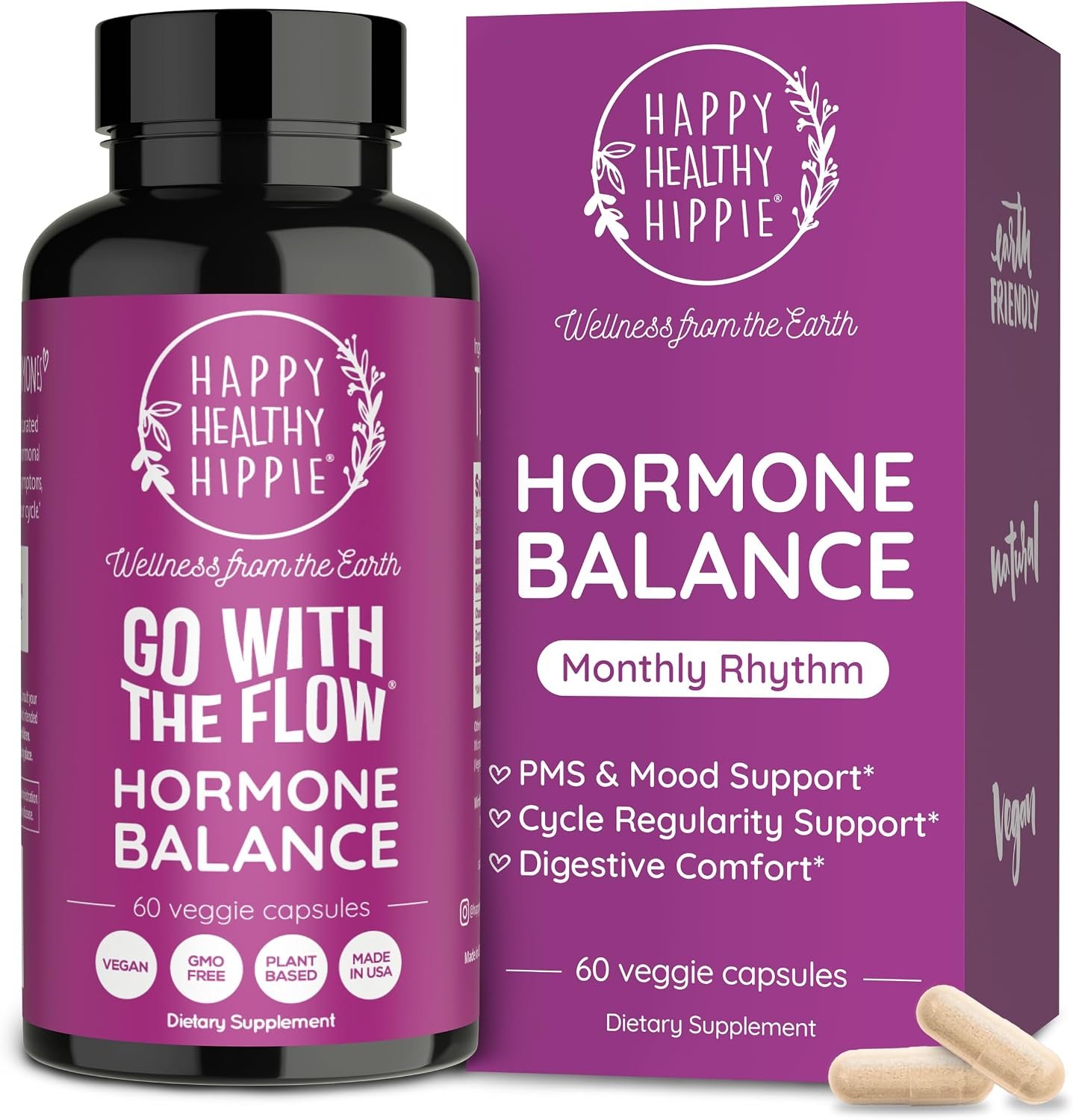 Hormone Balance for Women – PMS & PMDD Support Supplement, Vegan, 60 Ct